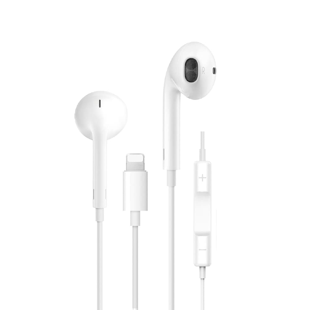 Дротові навушники WIWU EB302 Wired Earphone Lightning Bluetooth 1.2м White