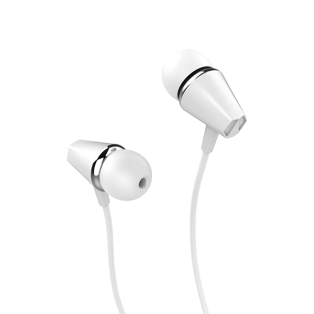 Дротові навушники HOCO M34 honor music універсальні earphones with microphone 1.2m 3.5mm White