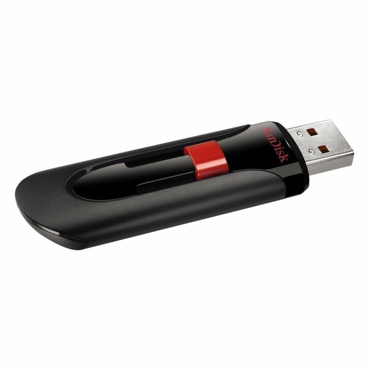 Флеш пам'ять флешка SanDisk Cruzer Glide 128Gb USB 2.0 Black-Red (SDCZ60-128G-B35)