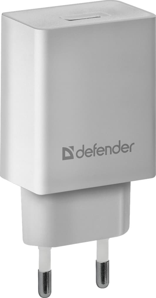 Зарядний пристрій адаптер Defender UPA-21 1xUSB 2.1A White (83571)
