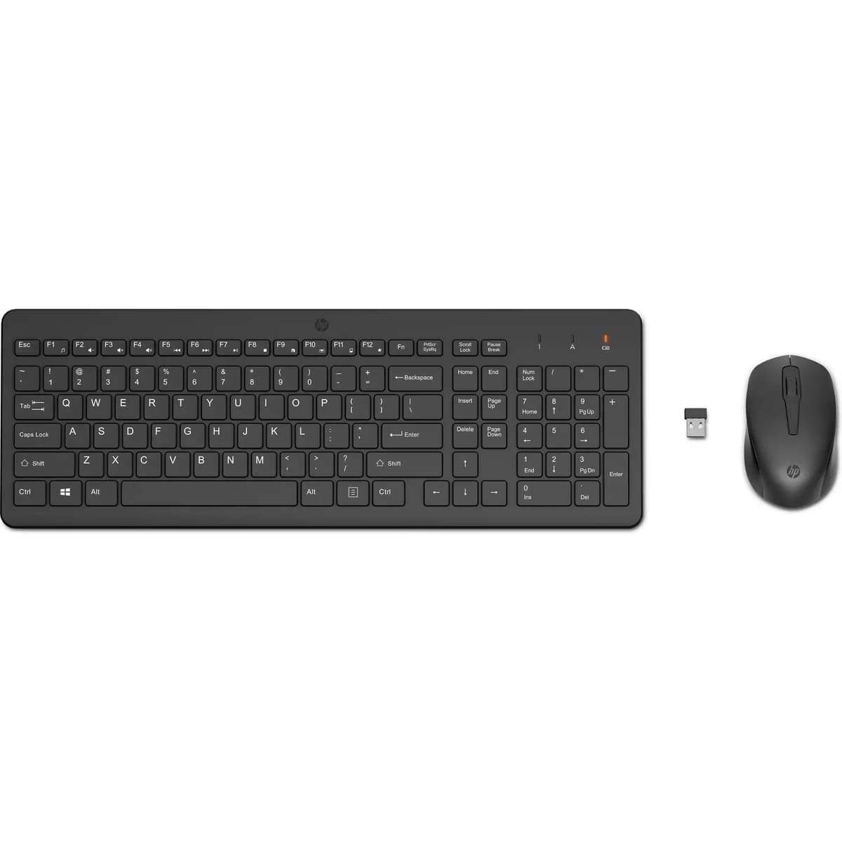 Комплект беспроводной клавиатуры и мышки HP 330 Combo Black (2V9E6AA)