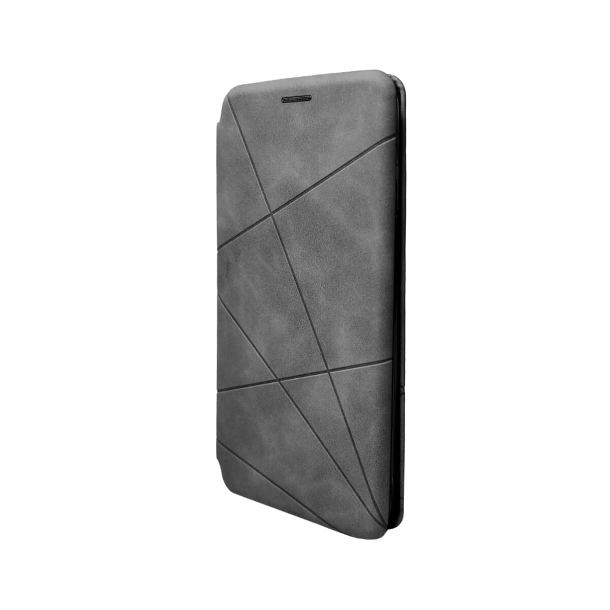 Захисний чохол-книга Dekker Geometry для Realme 10 Grey (GeoReal10Grey)