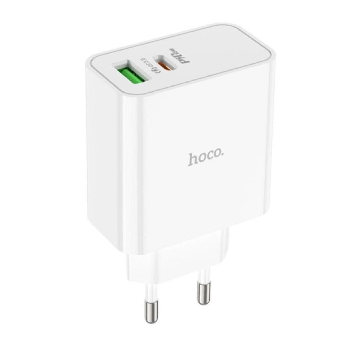 Зарядное устройство HOCO C113A Awesome PD65W dual port 1A1C charger USB Type-C White