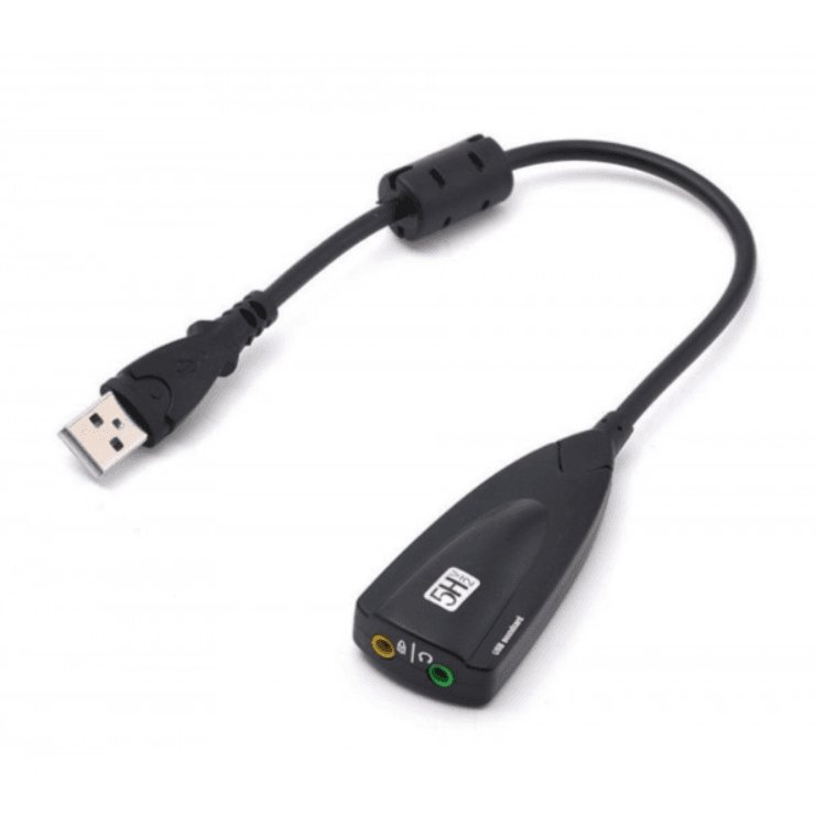 Звукова карта B00811 USB Virtual 7.1 Channel C-Media кабель 25 см Black