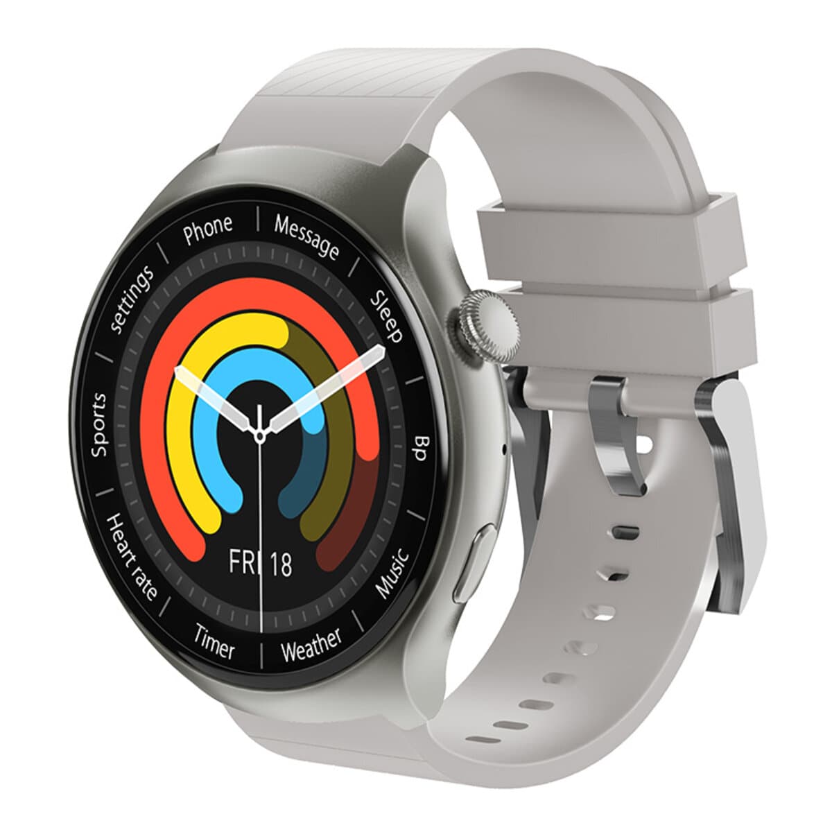 Смарт-годинник Howear Watch 4 Pro Amoled IP67 250mAh 1.53'' BT5.2 Silver (HowearW4Silver)