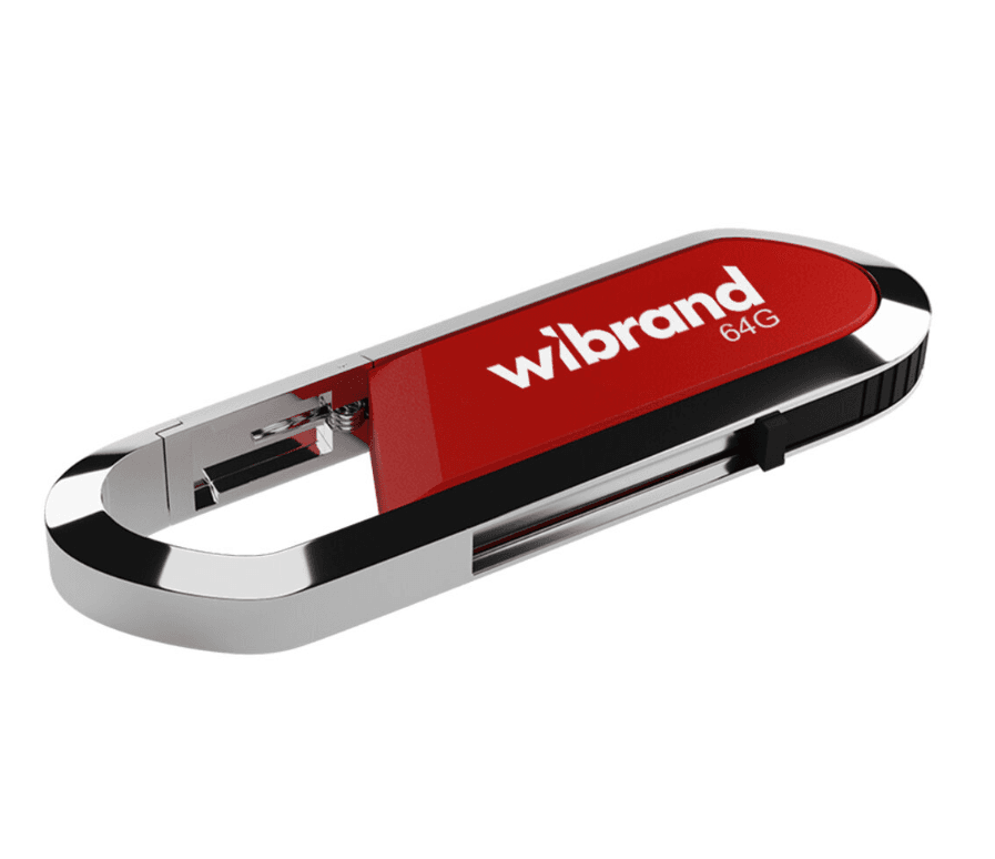 Флеш память флешка Wibrand Aligator 64Gb USB 2.0 Dark Red (WI2.0/AL64U7DR)