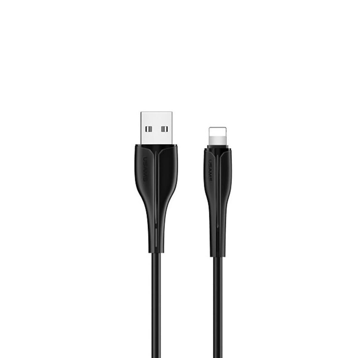 Кабель Usams US-SJ371 U38 USB to Lightning Charging Data Cable 1m 2A Black (SJ371USB01)
