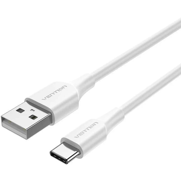 Кабель Vention USB 2.0 USB to Type-C M-M 1м 18W 3A White (CTHWF)
