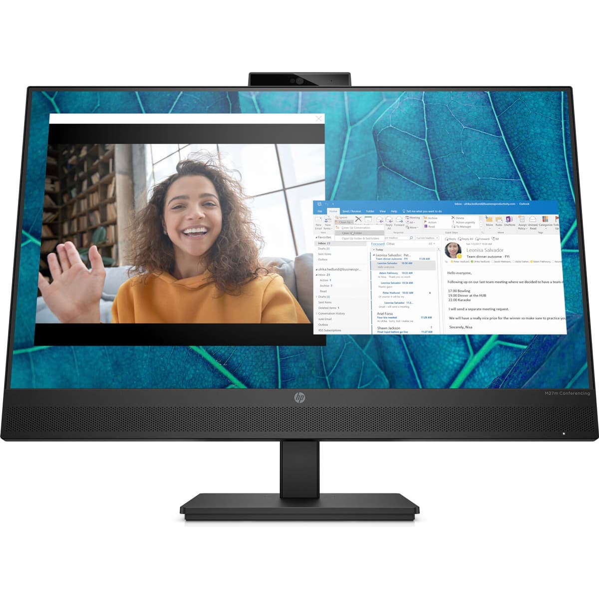 Монитор TFT 27" HP M27m IPS HDMI DP USB-C Cam HAS колонки 1920x1080 Black (678U8AA)