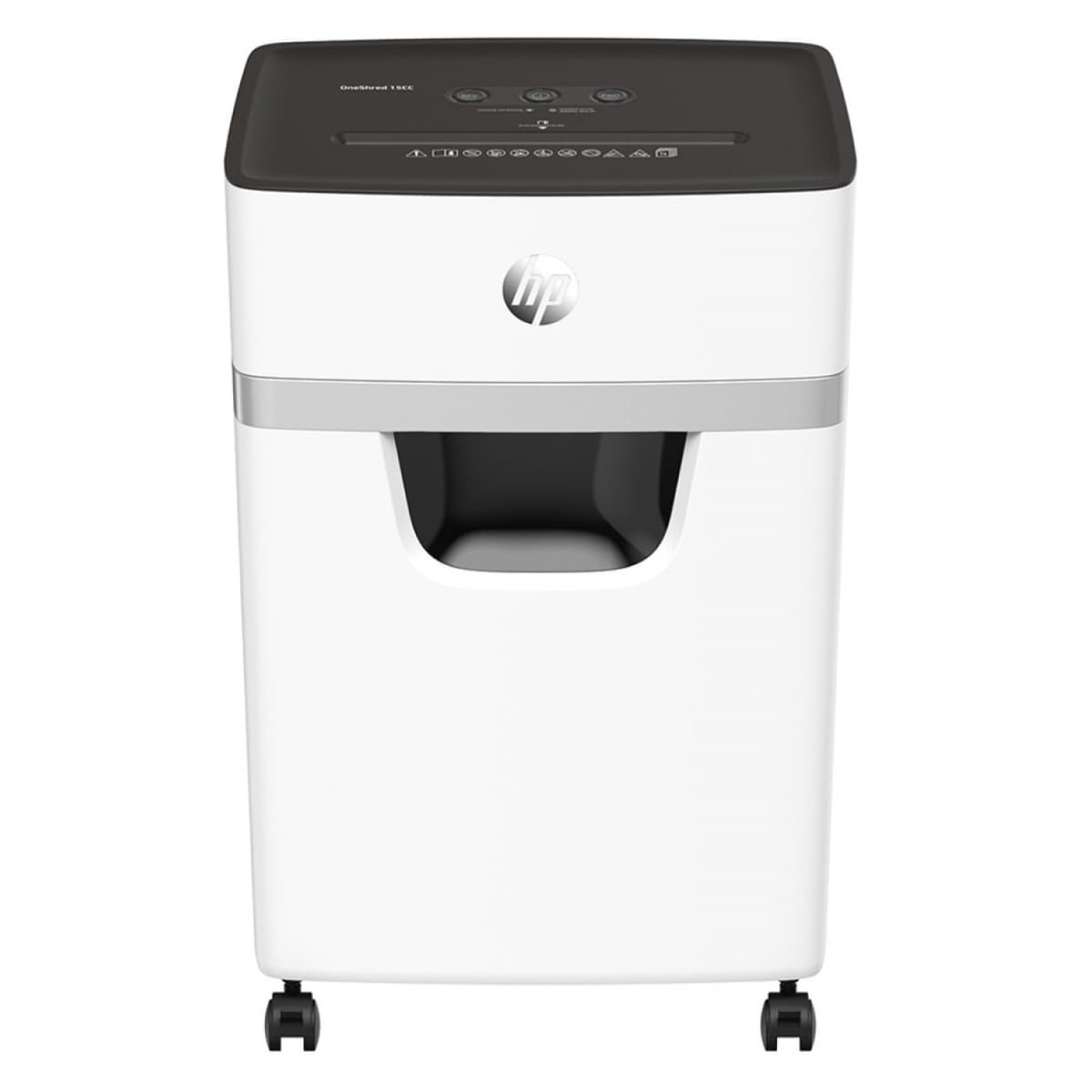 Знищувач документів шредер HP OneShred 15CC A4 80g х15 листів 4*35 20л White (2803)