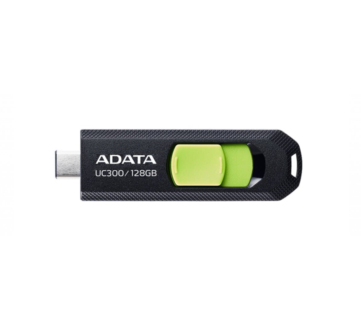 Флеш память флешка Flash Adata UC300 128Gb USB 3.2 Gen1 Type-C Black-Green (ACHO-UC300-128G-RBK/GN)