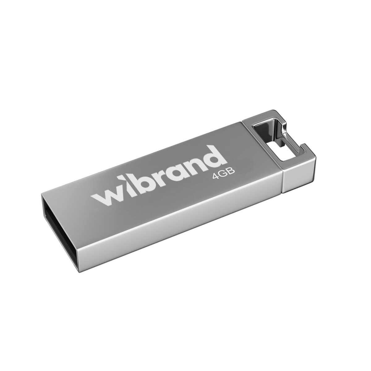 Флеш память флешка Wibrand Chameleon 4Gb USB 2.0 Silver (WI2.0/CH4U6S)