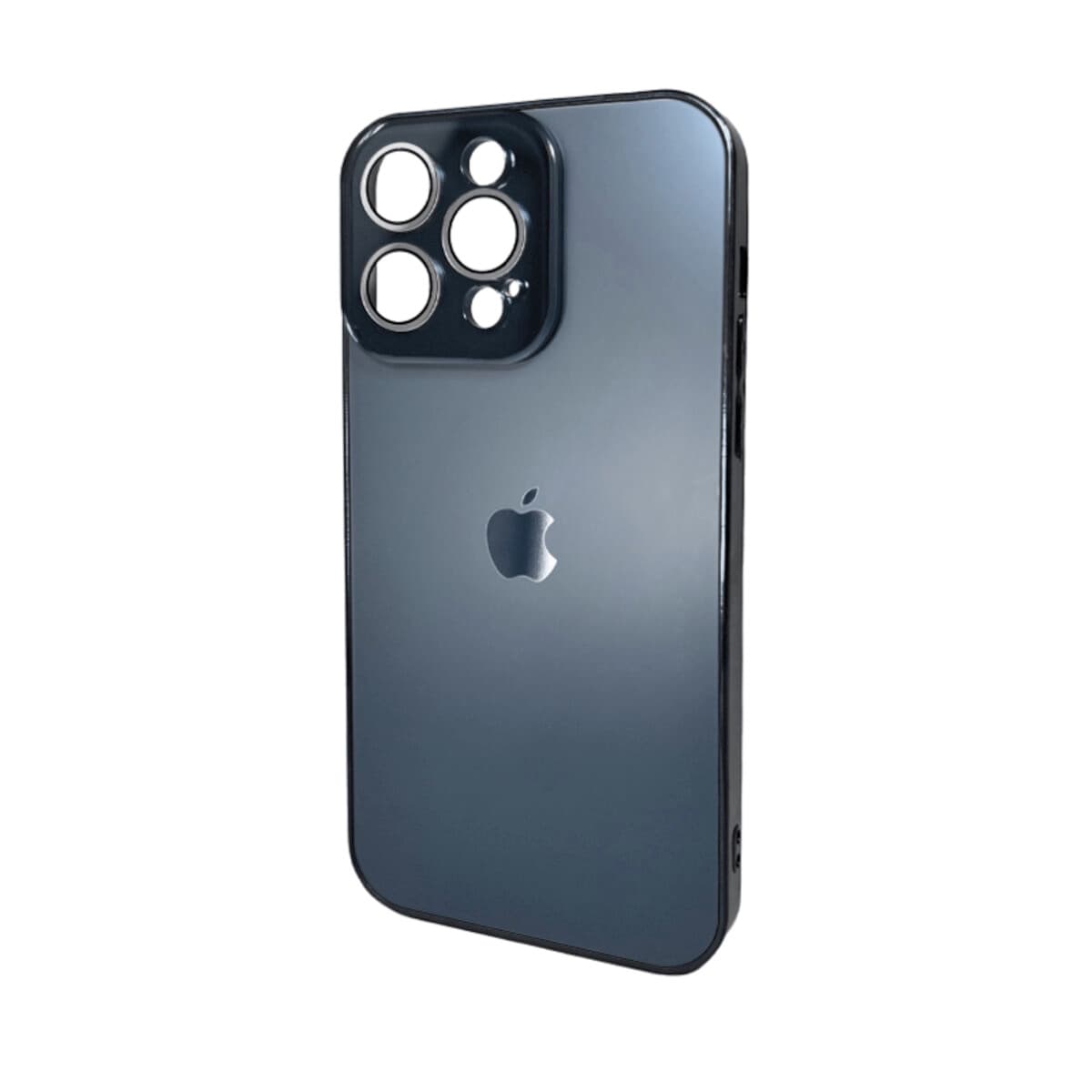 Захисний чохол-накладка AG Glass Sapphire Frame MagSafe Logo для Apple iPhone 15 Pro Gun Grey (AGSappiFRP15PGrey)