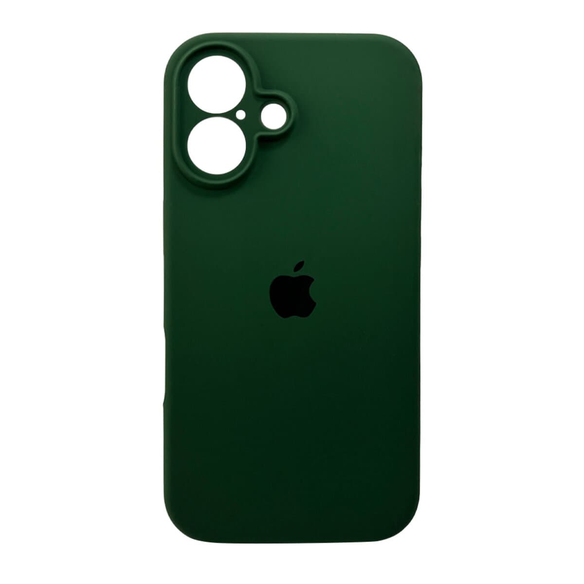 Защитный чехол-накладка Silicone Full Case AA Camera Protect для Apple iPhone 16 Atrovirens (FullAAi16-40)