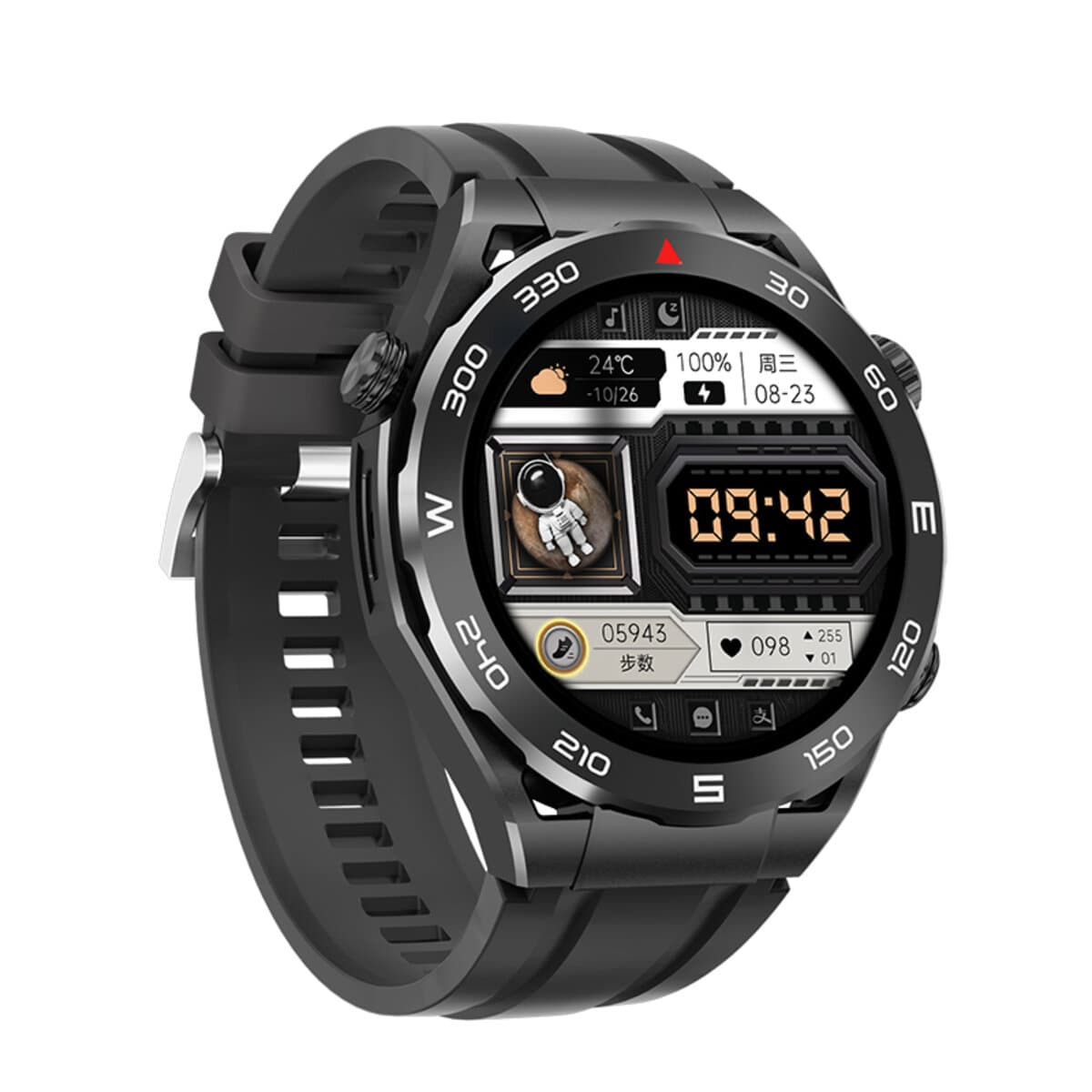 Смарт-часы HOCO Y16 Smart sports watch call version 260mAh IP68 BT5.1 Black