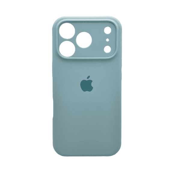 Захисний чохол-накладка Silicone Full Case AA Camera Protect для Apple iPhone 17 Pro Mist Blue (FullAAi17P-27)