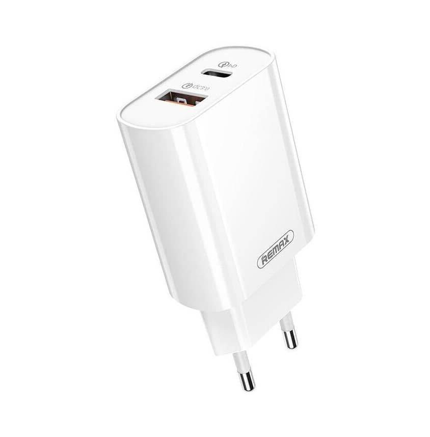 Зарядний пристрій REMAX Jane Series RP-U37 QC3.0+PD 20W GaN Fast Charger EU White