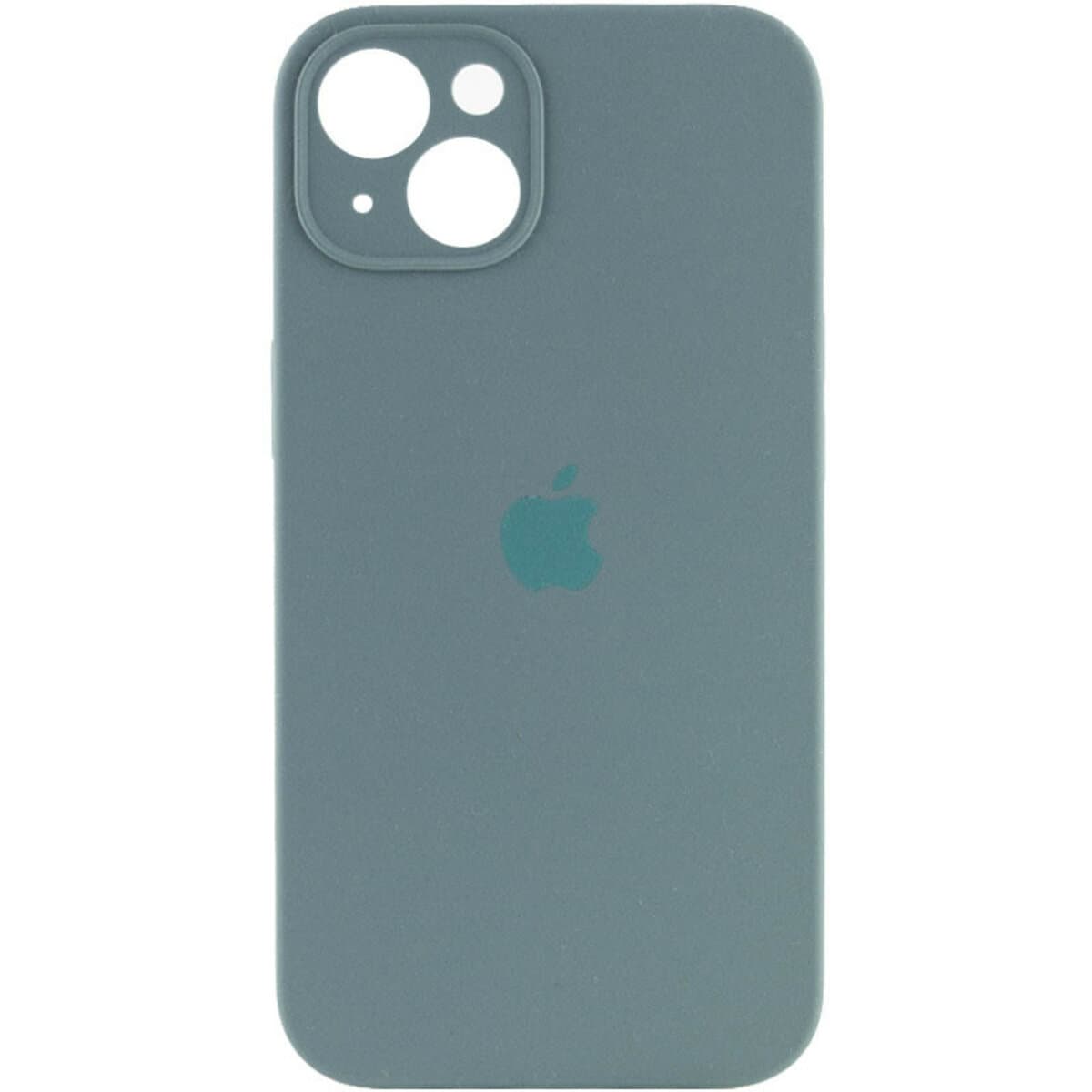Захисний чохол-накладка Silicone Full Case AA Camera Protect для Apple iPhone 15 Pine Green (FullAAi15-46)