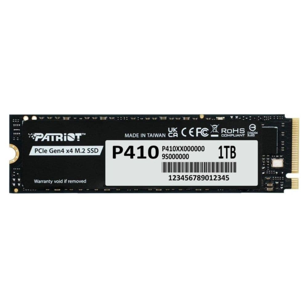 Твердотельный накопитель SSD M.2 Patriot P410 1TB NVMe 2280 PCIe Gen4 x4 5000/4500 TLC (P410P1TBM28H)