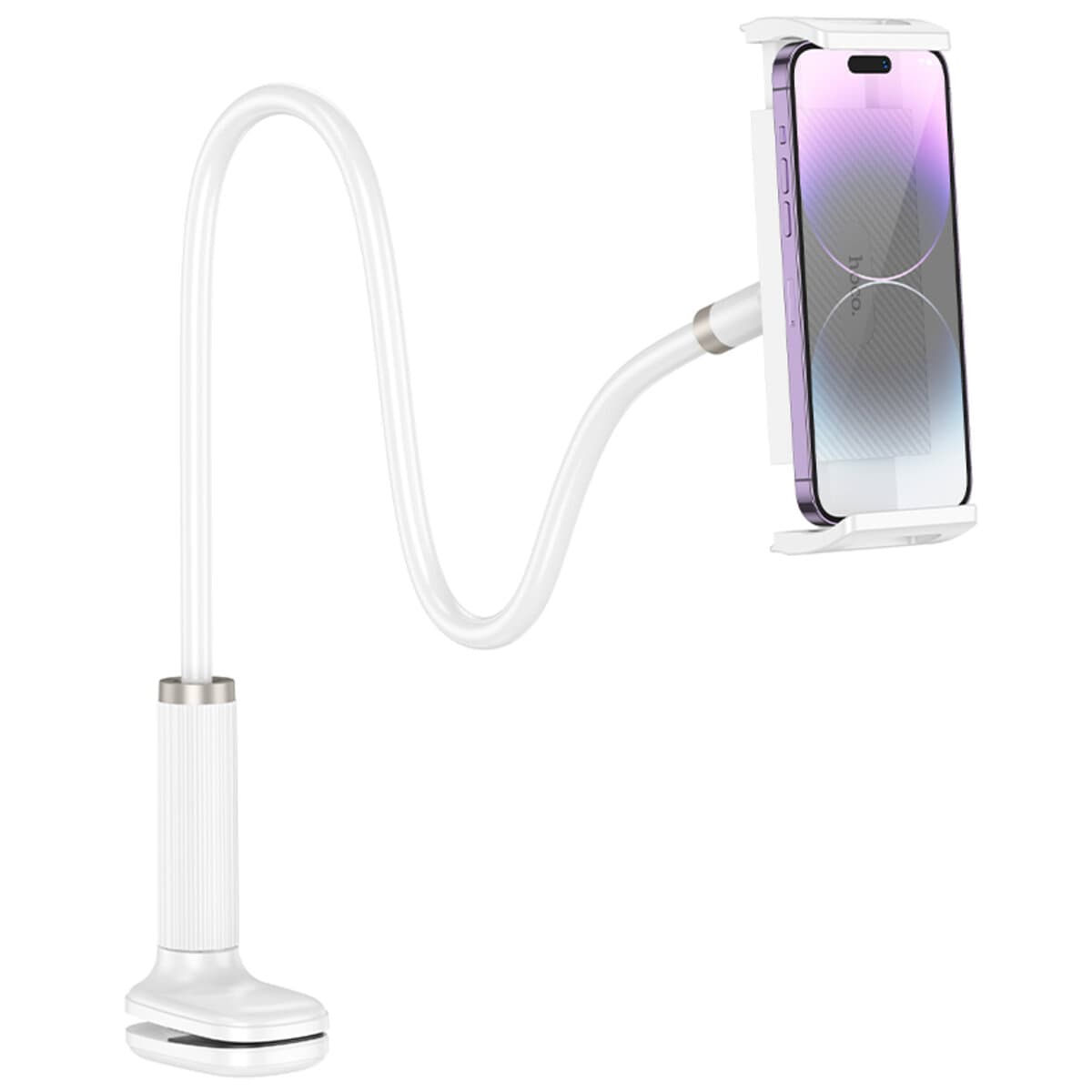 Гибкий держатель для телефона планшета HOCO HD10 Bamboo lazy stand White