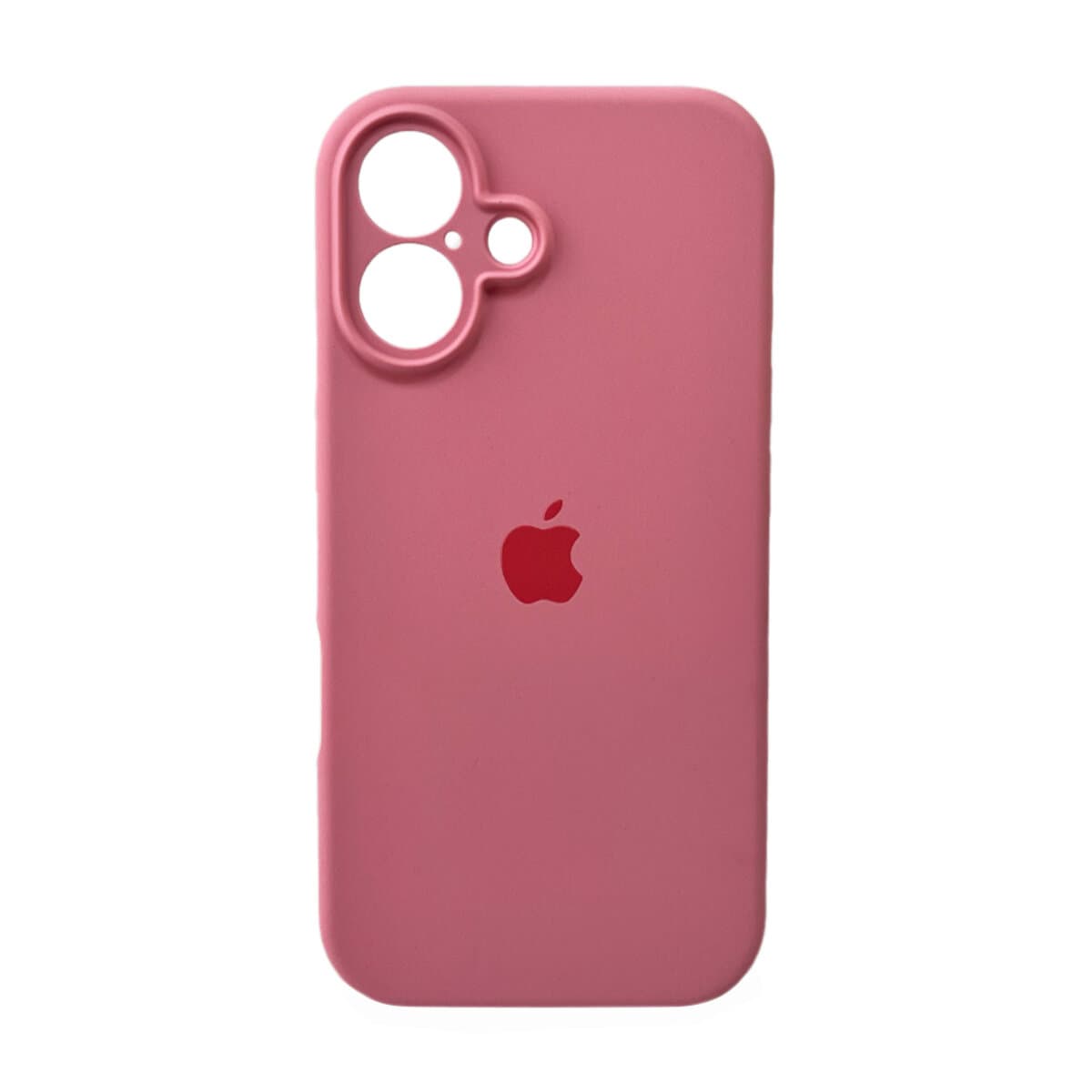Защитный чехол-накладка Silicone Full Case AA Camera Protect для Apple iPhone 16 Light Pink (FullAAi16-6)