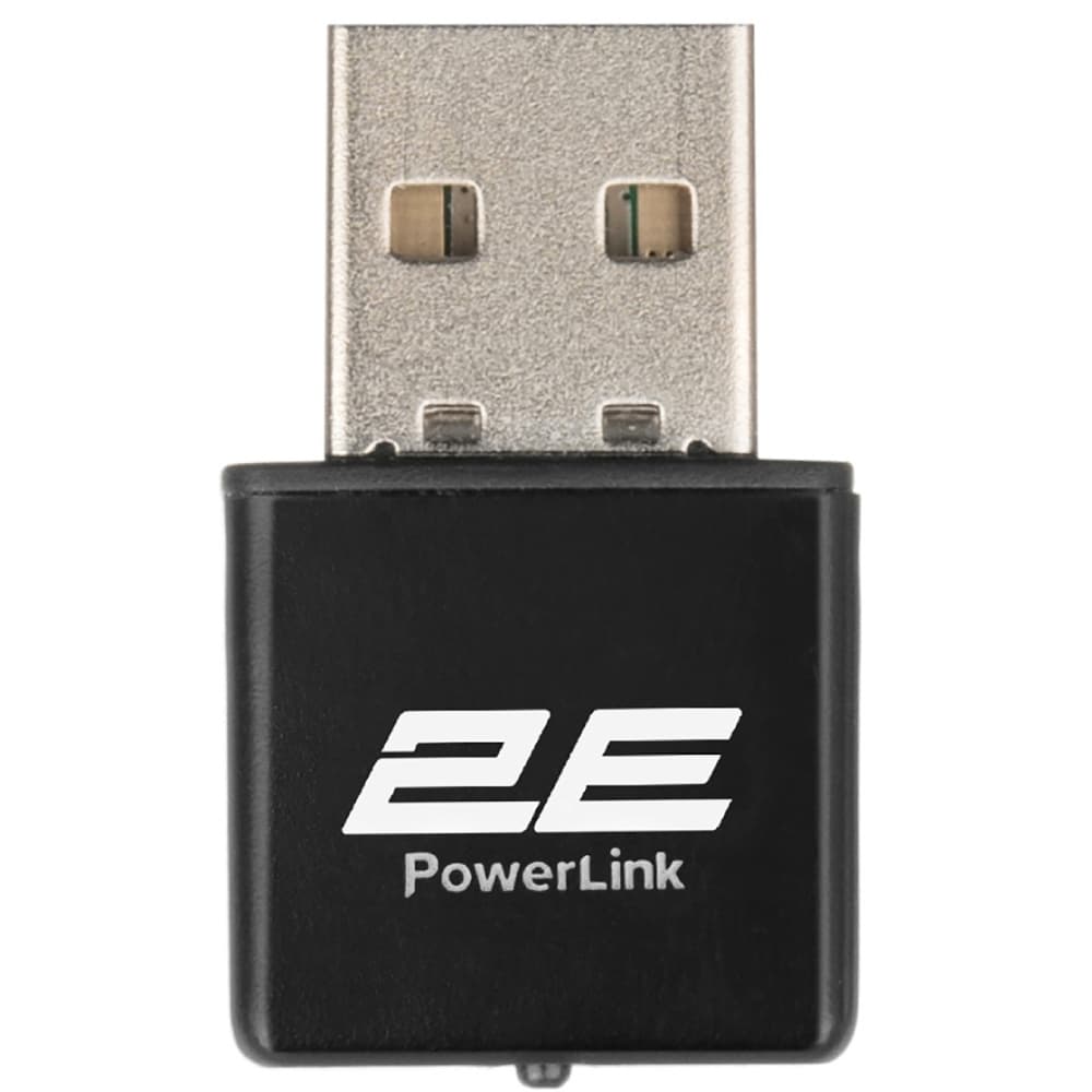 Адаптер WiFi 2E PowerLink WR812 N300 USB Black (2E-WR812)