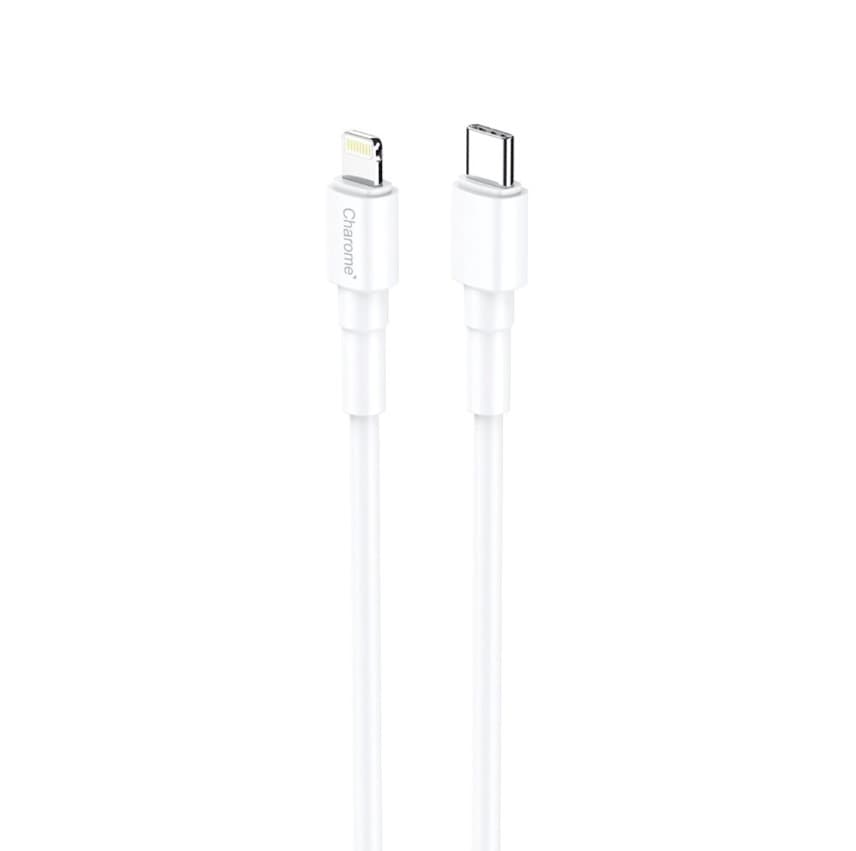 Кабель CHAROME C21-05 USB-C to Lightning charging data cable 1m 3A White