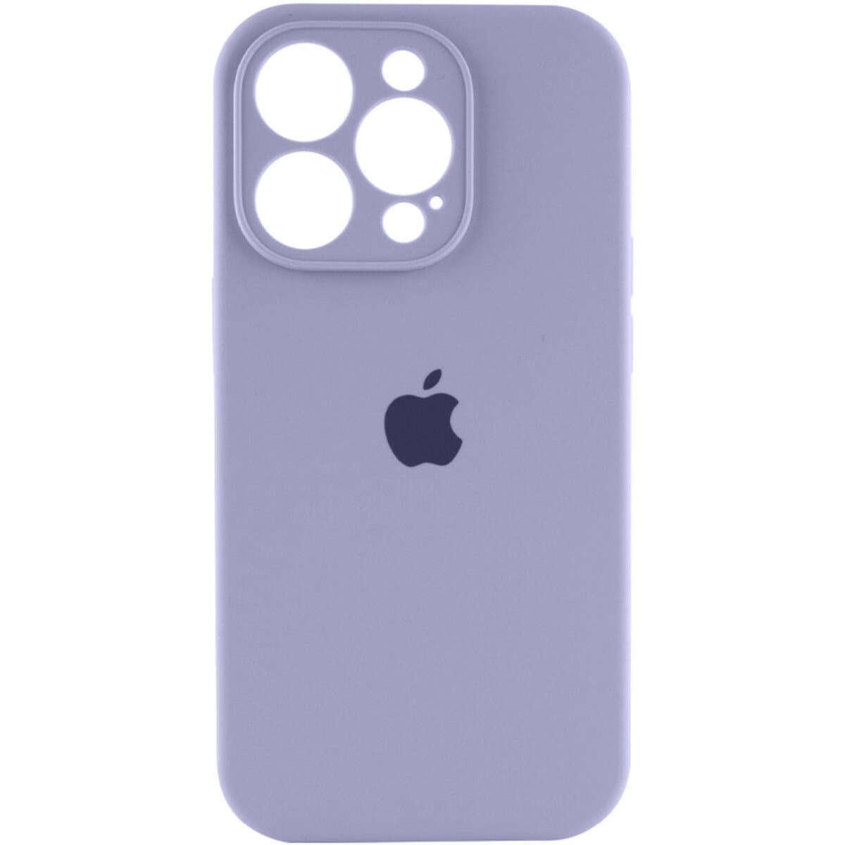 Защитный чехол-накладка Silicone Full Case AA Camera Protect для Apple iPhone 16 Pro Max Lavender Grey (FullAAi16PM-28)