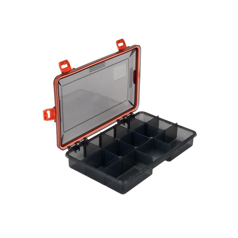 Коробка для рибальських снастей Stenson 28x18x5см пластик Black-Orange (SF24227-O)