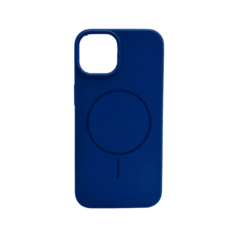 Защитный чехол-накладка Cosmic Silicone Case Magnetic для Apple iPhone 14 Porcelain Blue (SilMag14-74)