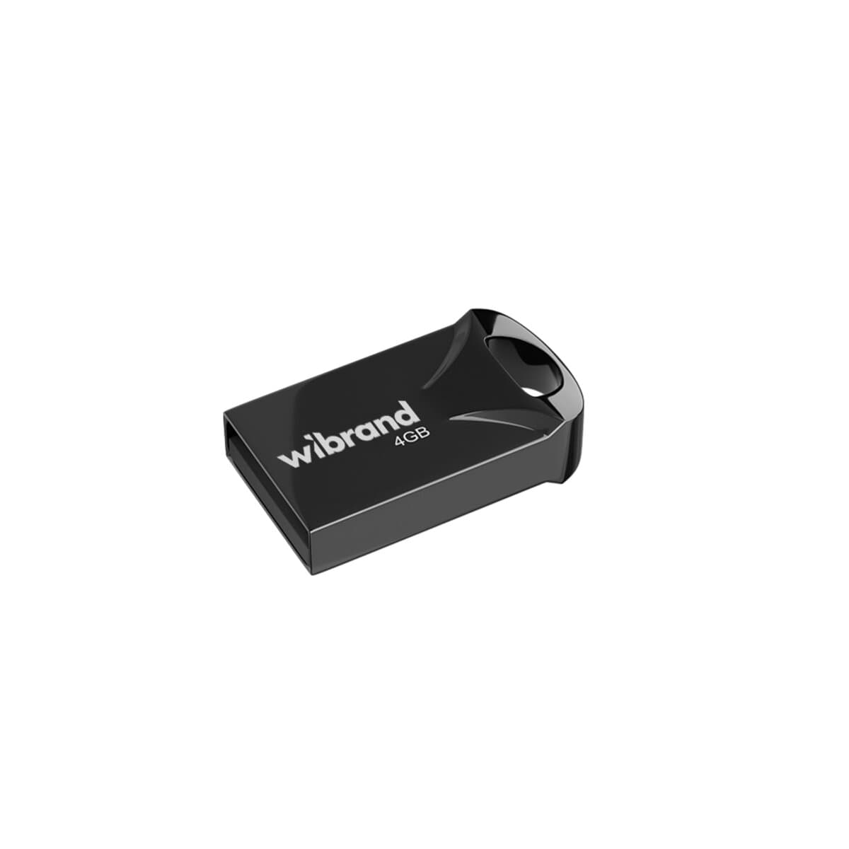Флеш память флешка Wibrand Hawk 4Gb USB 2.0 Black (WI2.0/HA4M1B)