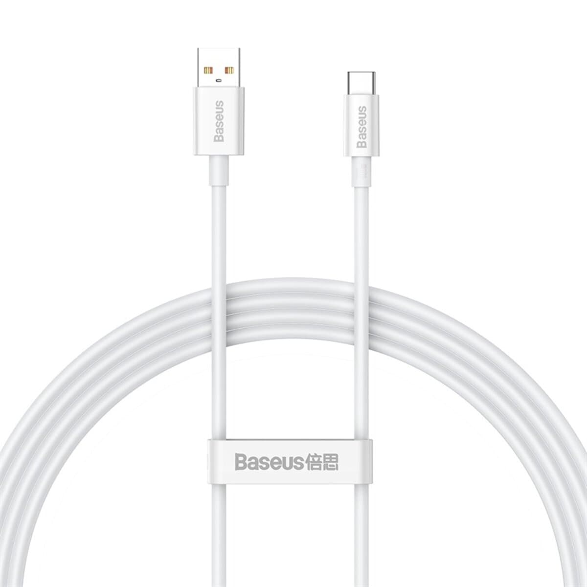 Кабель Baseus Superior Series Fast Charging Data Cable USB to Type-C 100W 1.5m White (P10320102214-02)