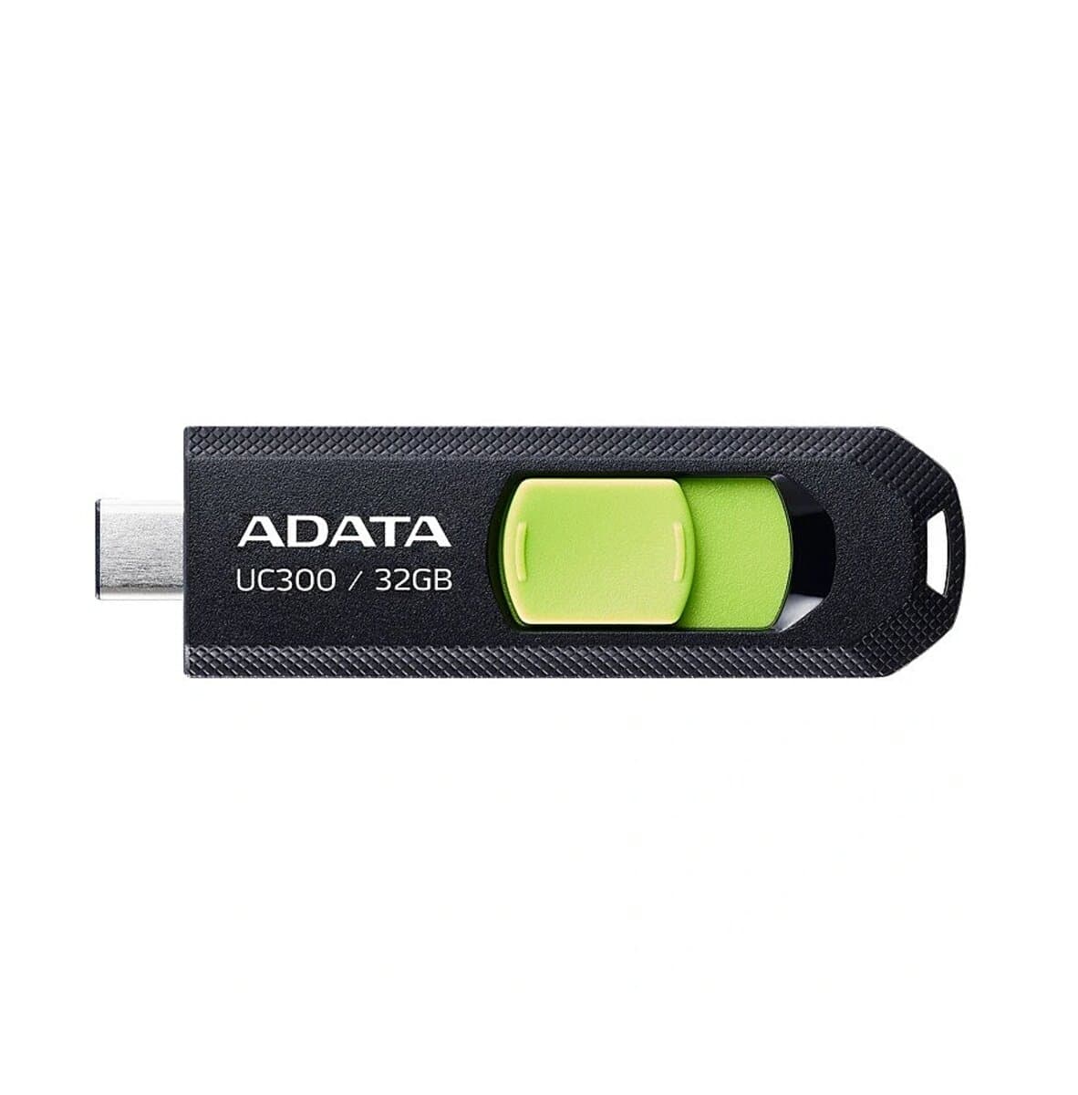 Флеш память флешка Flash Adata UC300 Type-C 32Gb USB 3.2 Gen1 Black-Green (ACHO-UC300-32G-RBK/GN)