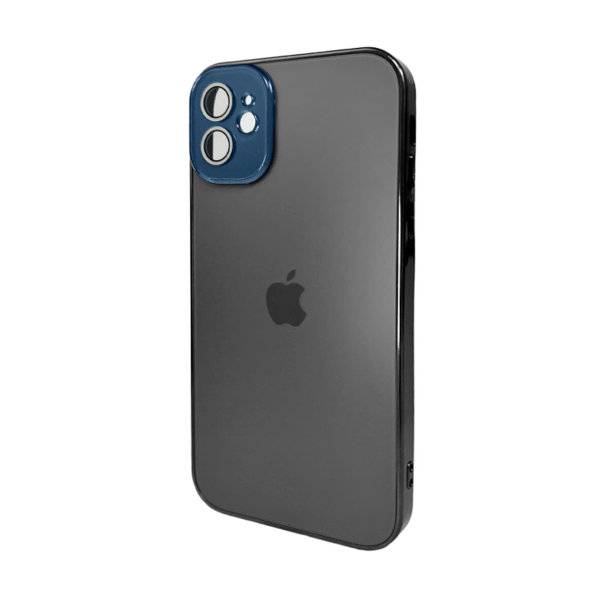 Защитный чехол-накладка AG Glass Sapphire Frame MagSafe Logo для Apple iPhone 12 Black (AGSappiFRP12Black)