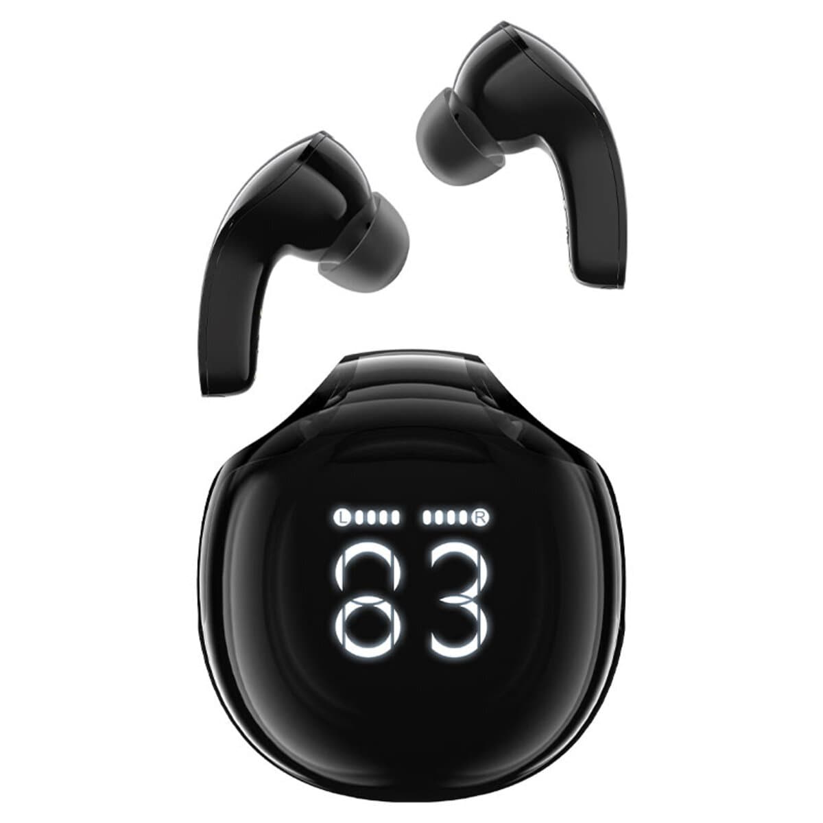 Бездротові навушники ACEFAST T9 Crystal Air BT5.3 earbuds 480mAh IPX4 Obsidian Black