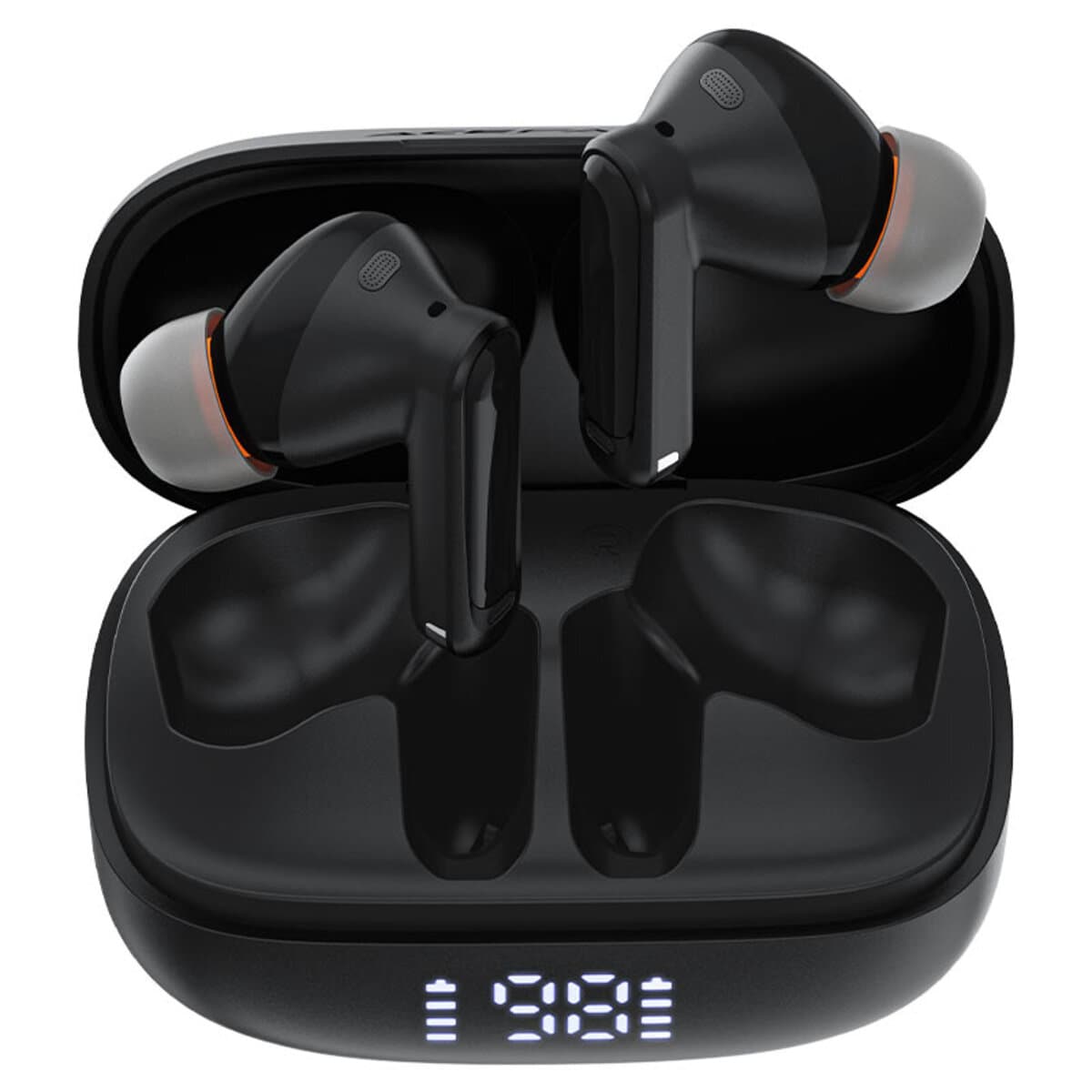 Бездротові навушники ACEFAST W1 Active Noise Cancelling true wireless earbuds BT5.4 400 mAh Black
