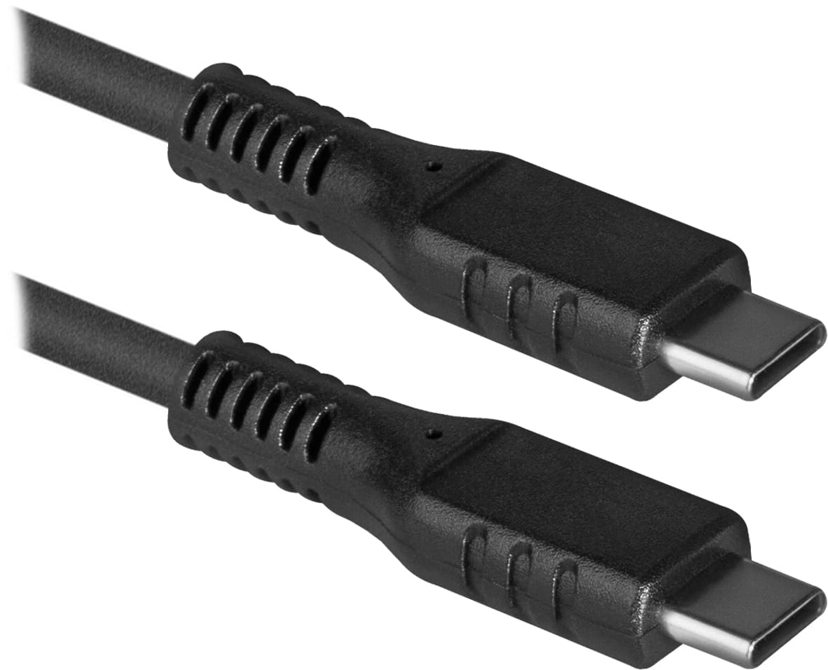 Кабель Defender USB99-03H USB Type-C M - Type-C М 1м USB 2.0 Black (87854)