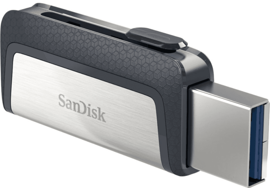Флеш пам'ять флешка SanDisk Ultra Dual Type-C 32Gb USB 3.1 150 Mb/s Silver-Black (SDDDC2-032G-G46)