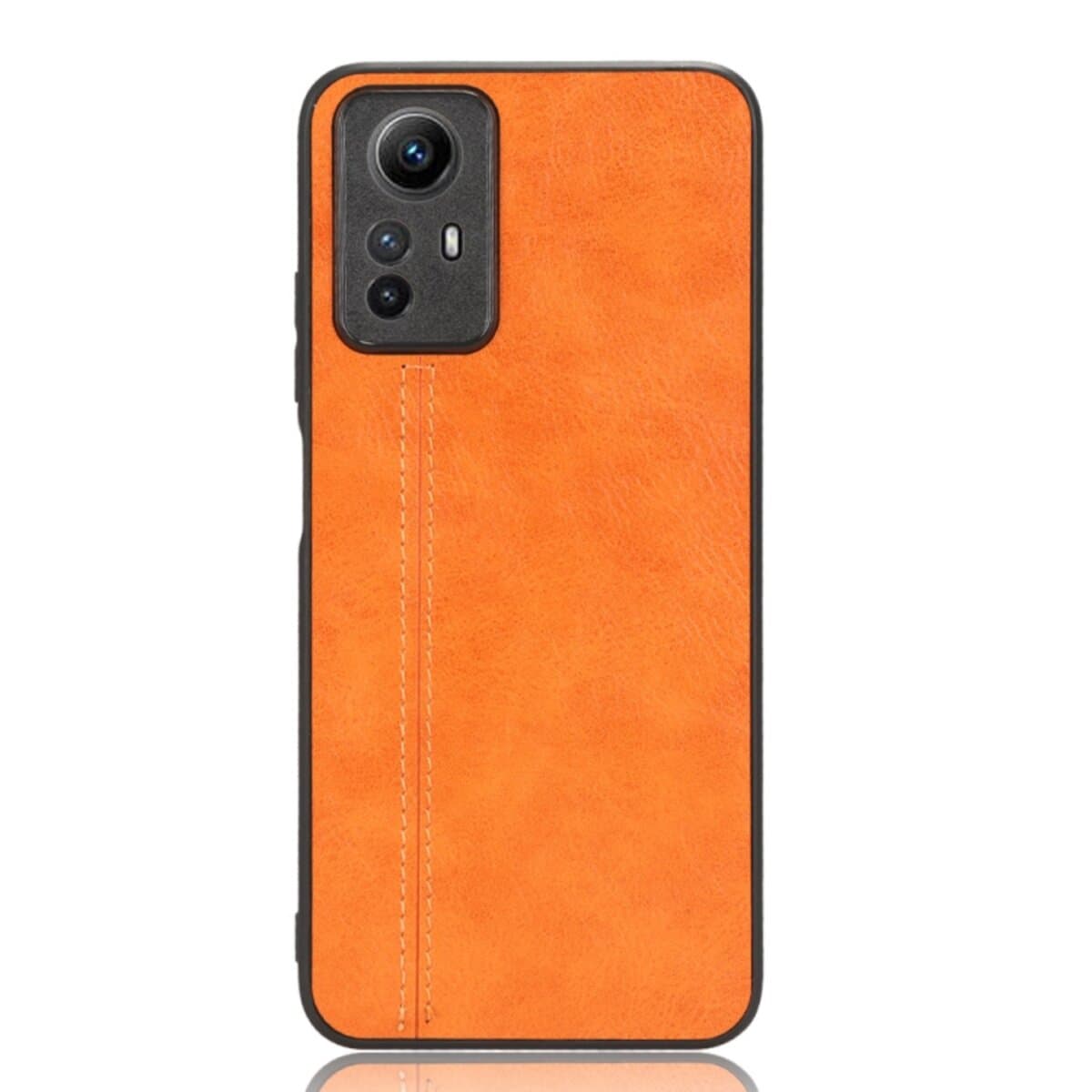 Защитный чехол-накладка Cosmiс Leather Case для Xiaomi Redmi Note 12s Orange (CoLeathXRN12sOrange)