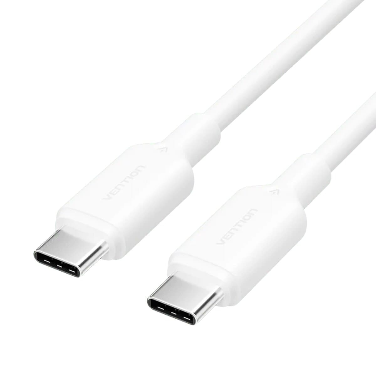 Кабель Vention Type-C Male to Type-C Male USB2.0 3A Cable 1m PVC Type White (TRCWF)