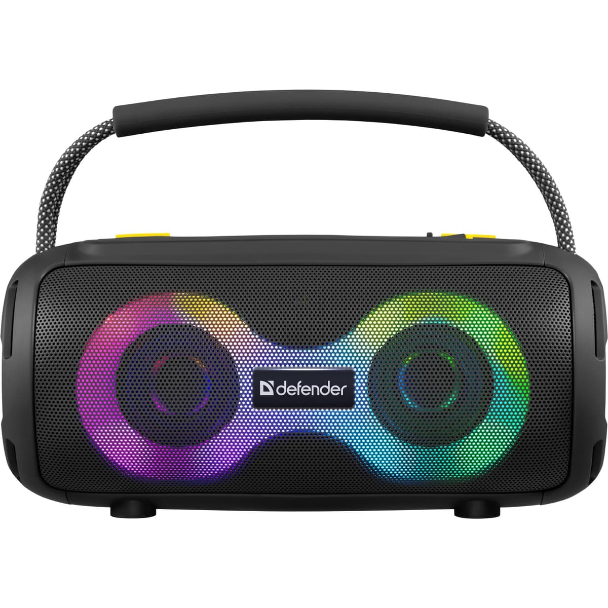 Бездротова портативна колонка Defender S450 1.0 10W RGB BT FM USB TF AUX TWS Black (65451)