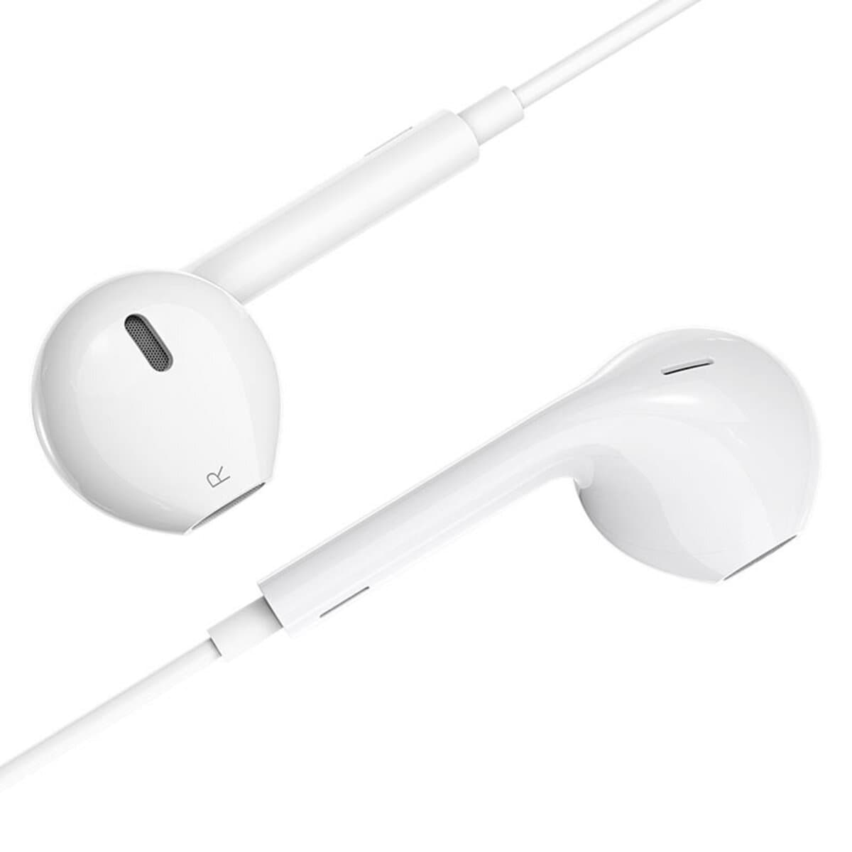 Проводные наушники BOROFONE BM56 Original series earphones display set упаковка 20шт 3.5 мм White (BM56W)