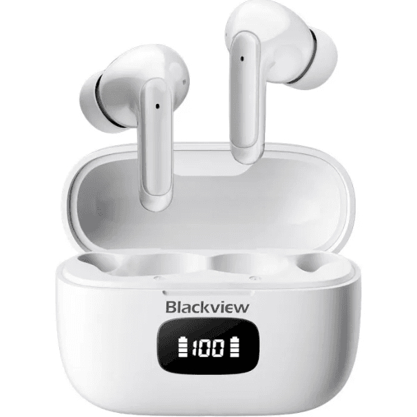 Беспроводные наушники с микрофоном Blackview TWS AirBuds 8 Bluetooth White