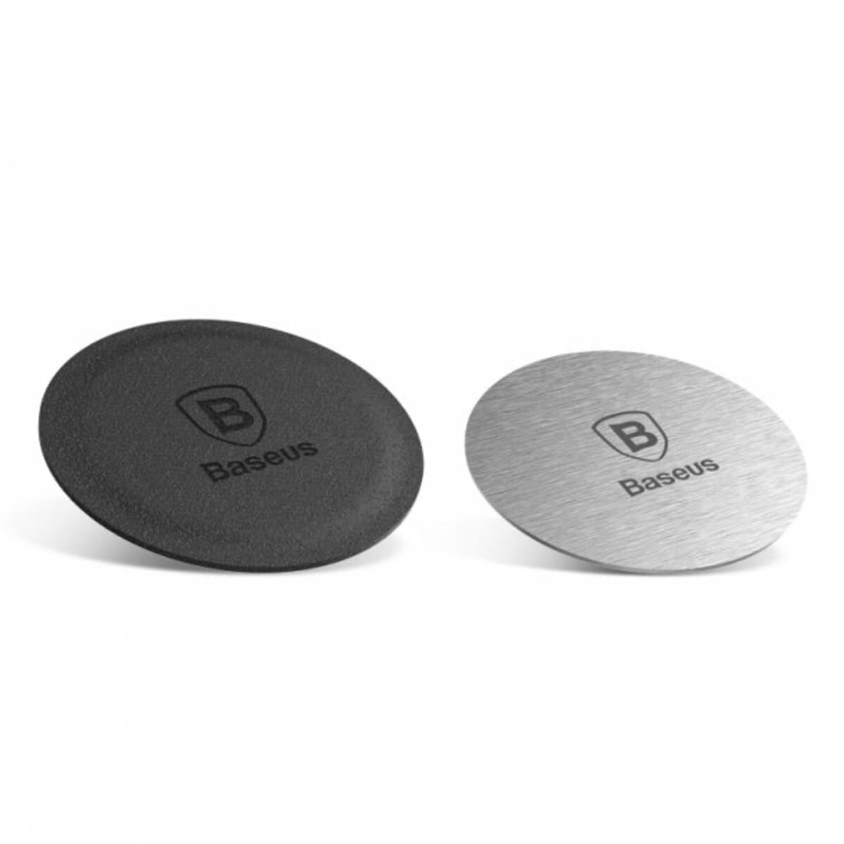 Пластины для магнитного держателя Baseus Magnet iron Suit 2шт Black-Silver (ACDR-A0S)