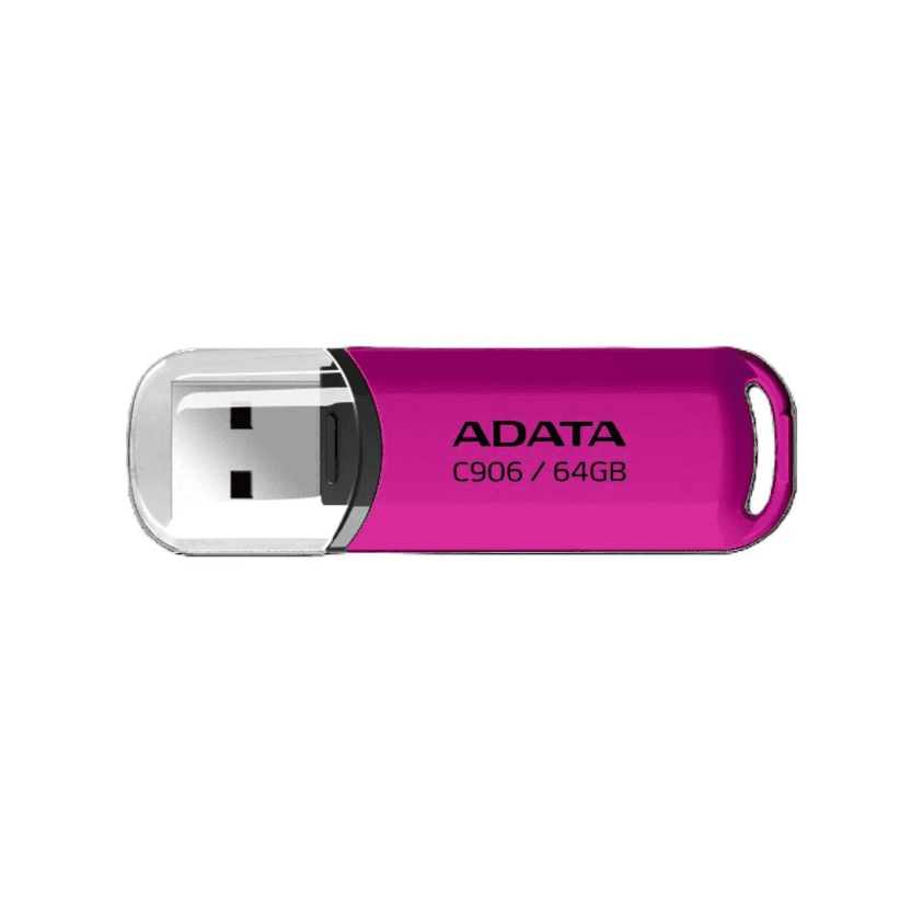 Флеш память флешка Flash A-DATA C906 64Gb USB 2.0 Purple Pink (AC906-64G-RPP)