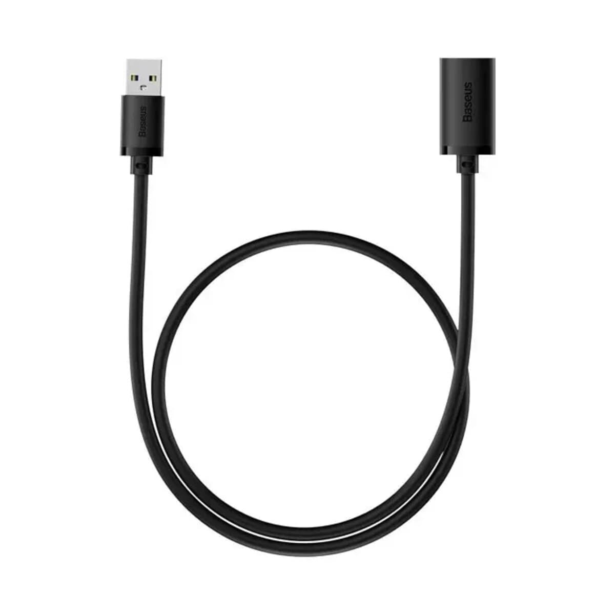 Кабель удлинитель Baseus AirJoy Series USB2.0 Extension Cable 0.5m Cluster Black (B00631100111-00)