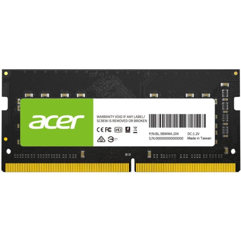 Оперативная память Acer SD100 SoDIMM 16Gb DDR4 3200 MHz Retail (BL.9BWWA.213)