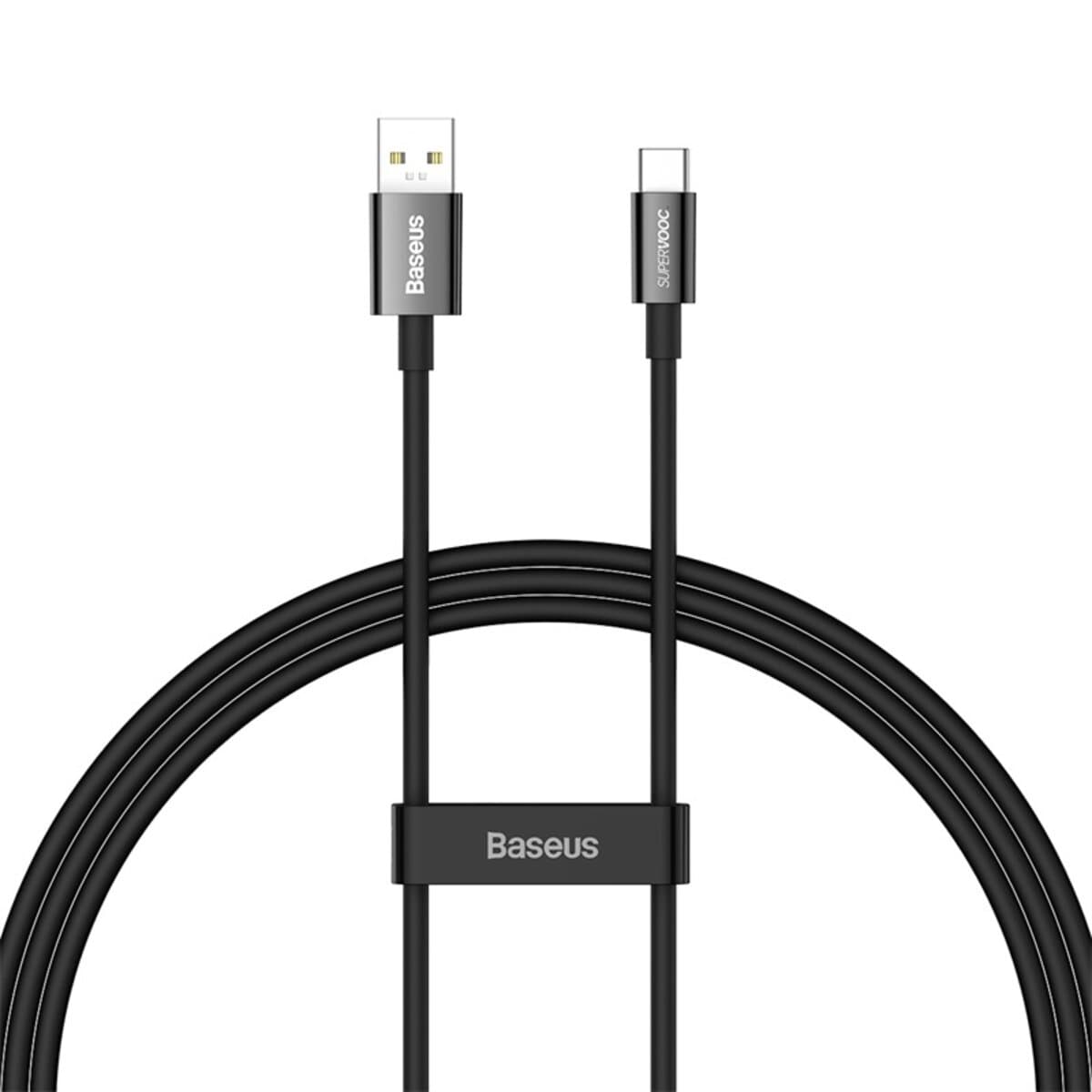 Кабель Baseus Superior Series (SUPERVOOC) Fast Charging Data Cable USB to Type-C 65W 1m Black (CAYS000901)