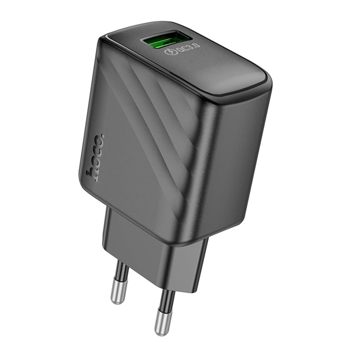 Зарядное устройство HOCO CS21A Rich single port QC3.0 charger 1xUSB 3A Black