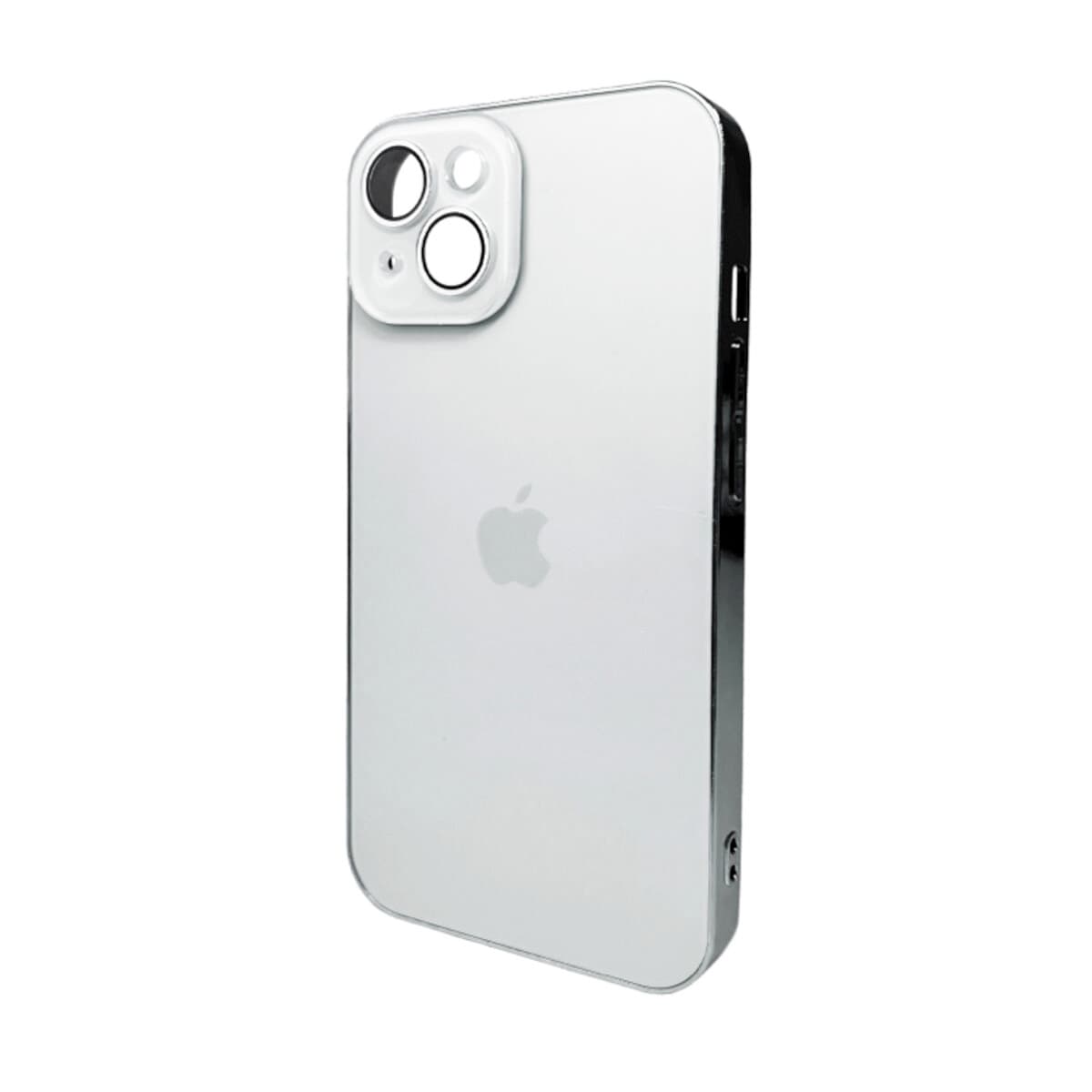 Защитный чехол-накладка AG Glass Sapphire Frame MagSafe Logo для Apple iPhone 14 White (AGSappiFRP14White)
